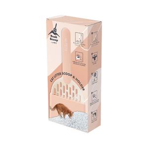 M-Pets Peak Kedi Kumu Küreği Set White & Pink brsp-20121799 