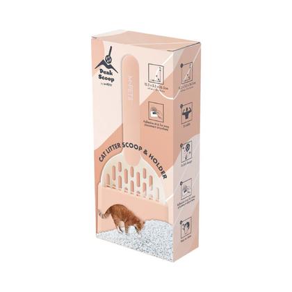 Peak Kedi Kumu Küreği Set White & Pink brsp-20121799 