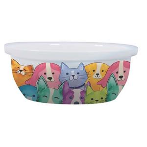 M-Pets Petjoy Feedme Bowl Seramik Mama Kabı Mix Color 300ml brsp-60566999 