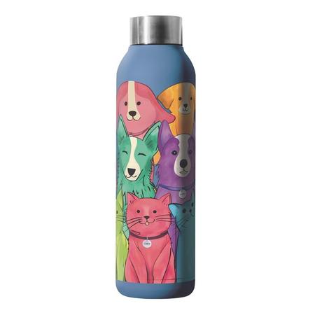 M-Pets Petjoy Purrfect Petfamily Termos 500ml Light Blue brsp-60003099 