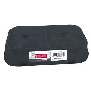 M-Pets Plastic Double Kedi Mama Kabı 2x150ml Brsp-20500399