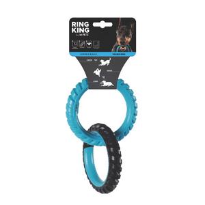 M-Pets Ring King Köpek Oyuncağı Double Blue/Black BRSP-10660299