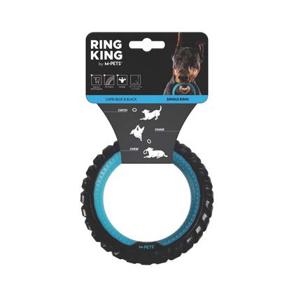 M-Pets Ring King Köpek Oyuncağı Single Blue/Black BRSP-10660499