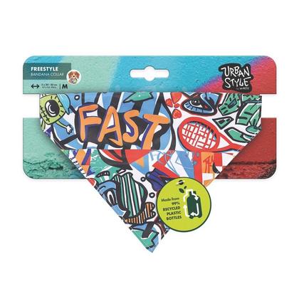 M-Pets Urban Style Freestyle Bandana Collar (M) Brsp-10839799