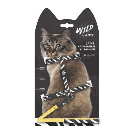 M-Pets Wild Safari Kedi Göğüs Tasması Set brsp-20801799 