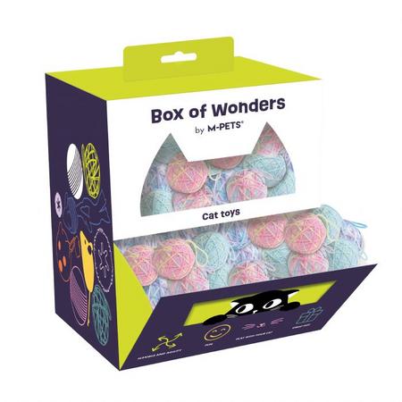 M-PETS WONDERS LOOP KEDİ OYUNCAĞI 80Lİ DISPLAY BRSP-20603299 