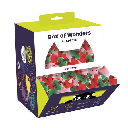M-Pets Wonders Ollie Kedi Oyuncağı 120'Li Display BRSP-20603599 