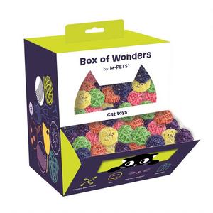 M-Pets Wonders Rattan Ball Kedi Oyuncağı Display Brsp-20602999 (1 Adet Gönderilecektir)