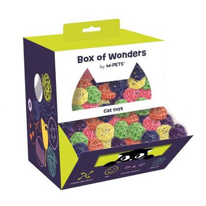 M-Pets Wonders Rattan Ball Kedi Oyuncağı Display Brsp-20602999 (1 Adet Gönderilecektir)