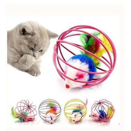 Peluş Kafesli Fare HG-3166