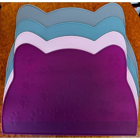 Mama Kabı Altlığı Matı Kedi Desenli