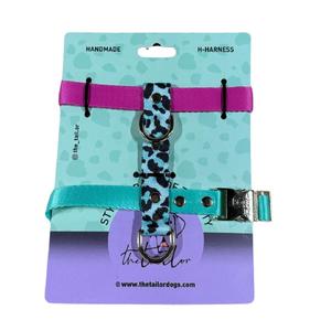 Metal Klips Hello Desen Köpek Gögüs Tasması S Beden THT