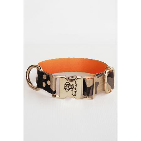 METAL KLİPSLİ ARMY KÖPEK BOYUN TASMASI   XS BEDEN THT