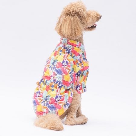 Miami Desenli Büyük Gömlek 4XL YPAW-25451