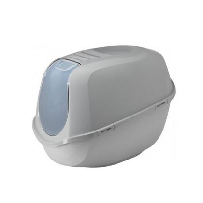 Moderna Mega Smart Kapalı Kedi Tuvaleti Titanium 65cm