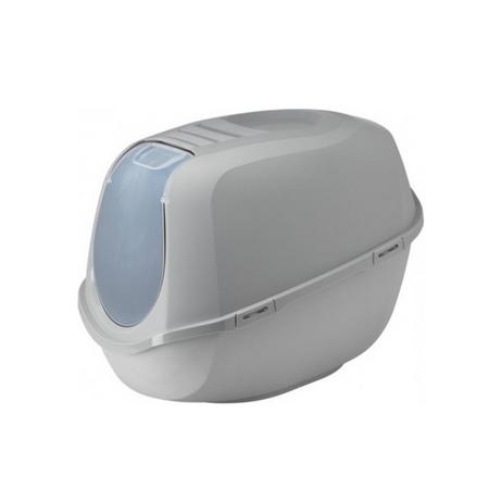Moderna Mega Smart Kapalı Kedi Tuvaleti Titanium 65cm