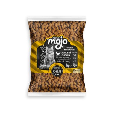 Mojo Black Tavuk Etli Kedi Maması 1kg
