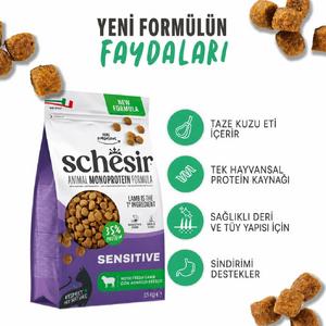 Monoprotein Sensitive Kuzulu Yetişkin Kedi Maması 1.5Kg