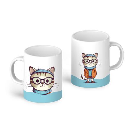 MYCAT KEDİ FİGÜRLÜ KUPA BARDAK NO 1