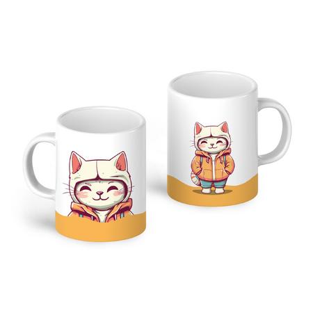 MYCAT KEDİ FİGÜRLÜ KUPA BARDAK NO 4