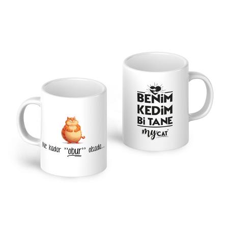 MYCAT KEDİ FİGÜRLÜ KUPA BARDAK NO 6