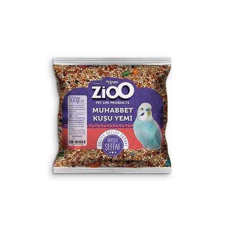 Zioo Muhabbet Kuşu Yemi Poşet 500gr