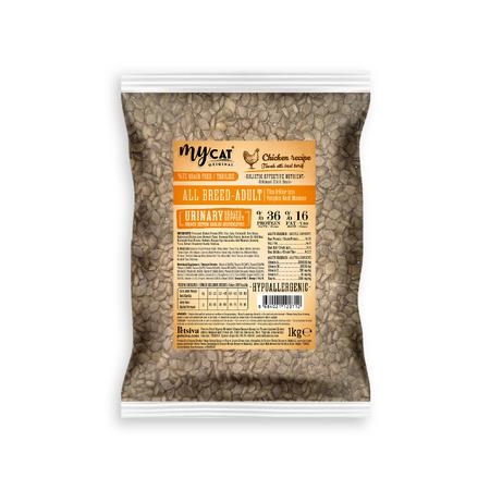 Mycat Az Tahıllı Urinary Tavuk Etli Yetişkin Kedi Maması 1kg
