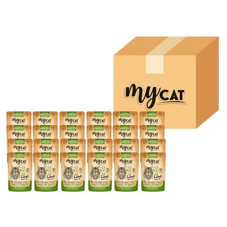 Mycat Kuzu Etli Pouch Yaş Mama 85gr 24'Lü 4054