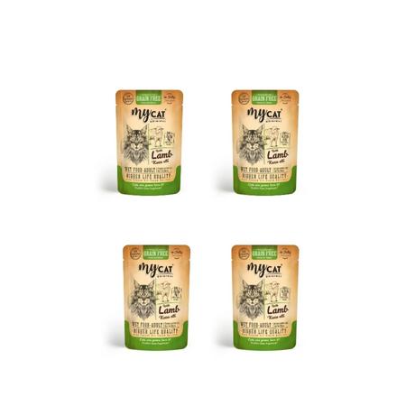 Mycat Kuzu Etli Pouch Yaş Mama 85gr 4054 (4'lü)