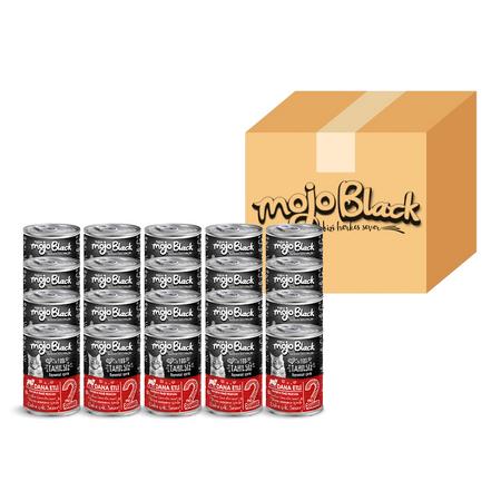 MYCAT MOJO BLACK NO :2  TAHILSIZ 400GR DANA ETLİ YETİŞKİN KEDİ KONSERVESİ   24'LÜ