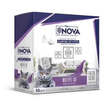 İki Ve Daha Fazla Kedi İçin Premium Topaklanan Kedi Kumu 10lt