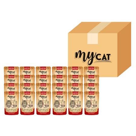 Mycat Sığır Etli Pouch Yaş Mama 85gr 24'Lü 4030