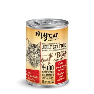 Sığır Parça Etli Yetişkin Kedi Konservesi (400gr)