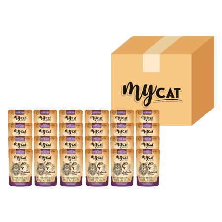 Mycat Somonlu (Kısırlaştırılmış) Sterilised Pouch Yaş Mama 85gr 24'Lü 4023