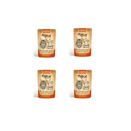 Tavuk Etli Pouch Yaş Mama 85gr 4016 (4'lü)