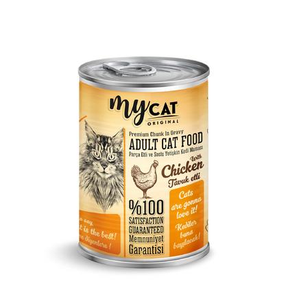 Tavuk Parça Etli Yetişkin Kedi Konservesi (400gr)