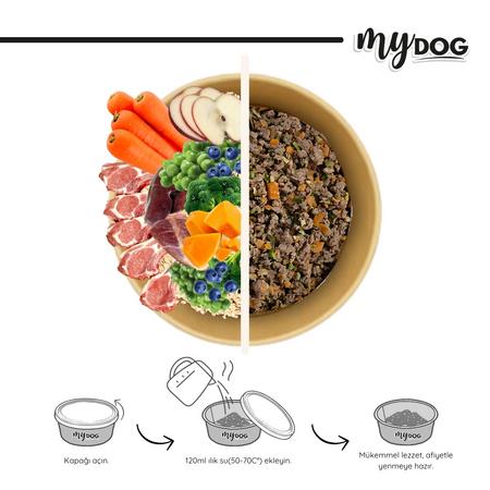 Mydog Kuzu Etli Sebzeli Doğal Köpek Yemeği 30 gr