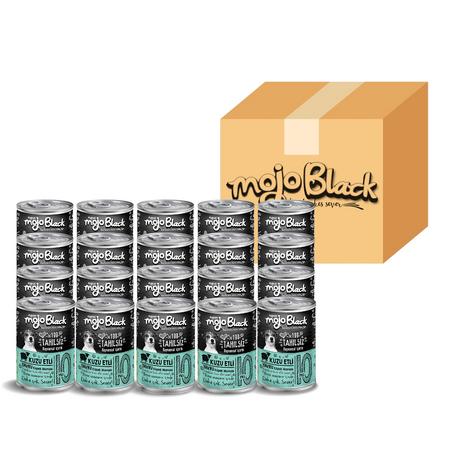MYDOG MOJO BLACK NO :10 TAHILSIZ 400GR KUZU ETLİ YAVRU KÖPEK KONSERVESİ  24'LÜ