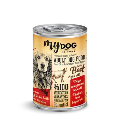 Sığır Parça Etli Yetişkin Köpek Konservesi (400gr)