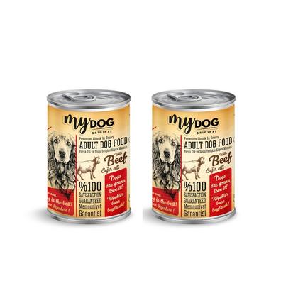 Sığır Parça Etli Yetişkin Köpek Konservesi (400gr) (2'li)