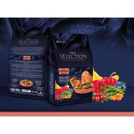 Myyem Selection Kuru Sebze ve Meyve Takviyeli Guinepig Yemi 1kg 