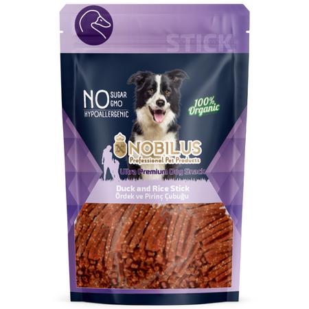 Nobilus Ördek ve Pirinçli Çubuk Köpek Ödül Maması 80 gr