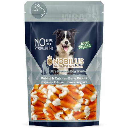 Nobilus Tavşan Sarlıgı Kalsiyum Kemik Köpek Ödülü 80gr