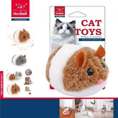 Nunbell Kedi Oyuncagı Çek Bırak Fare has-6246