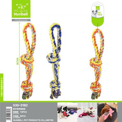 Nunbell Köpek Oyun.Kalın İki Dügüm İp has-3182