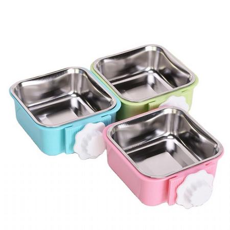 Nunbell Vidalı Mama Ve Su Kabı 14cm has-8171
