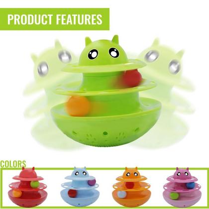 Ödül Hazneli 3 Katlı Kedi Oyuncağı