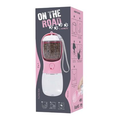 On The Road 2in1 Köpek Seyahat Suluğu 300 ML Pembe Renk Brsp-10554899
