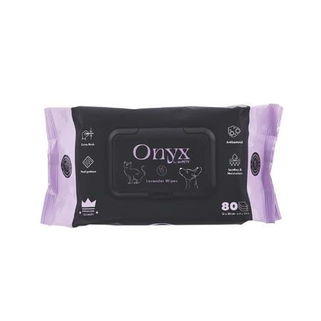 Onyx Lavanta Kokulu Kedi ve Köpekler İçin Temizleme Mendili 80'li Brsp-60106501