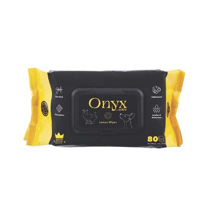 Onyx Limon Kokulu Kedi ve Köpekler İçin Temizleme Mendili 80'li Brsp-60106701